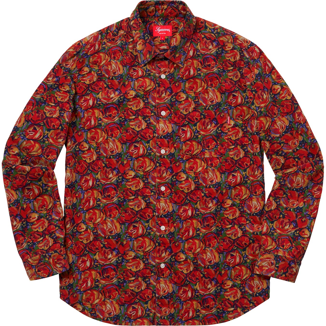 Roses Corduroy Shirt view 3